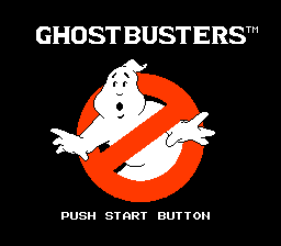 Ghostbusters NES Title Screen (2K)