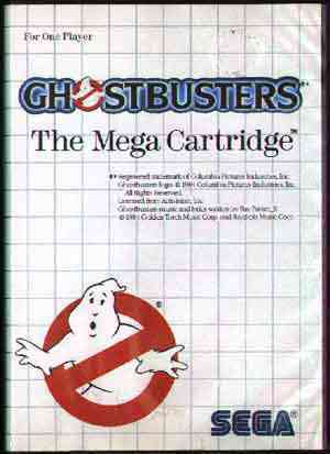 Ghostbusters Sega Master System Box (15K)