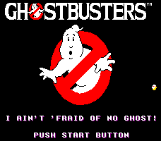 Ghostbusters Sega Master SystemTitle Screen (2K)