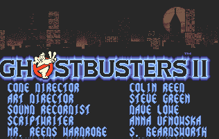 Ghostbusters II Title Screen (8K)