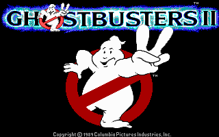 Ghostbuster2 IBM PC MAIN SCREEN